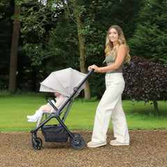 My Babiie MBx7 Plus Auto Fold Stroller - Camel