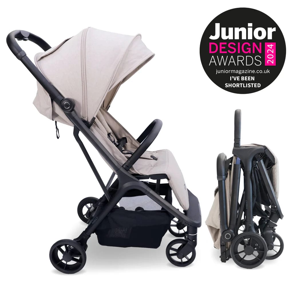 My Babiie MBx7 Plus Auto Fold Stroller - Camel  My Babiie   