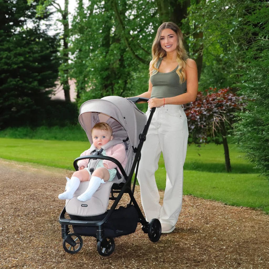 My Babiie MBx7 Plus Auto Fold Stroller - Camel  My Babiie   