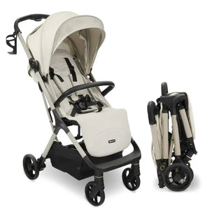 My Babiie MBx7 Plus Auto Fold Stroller - Ivory  My Babiie   