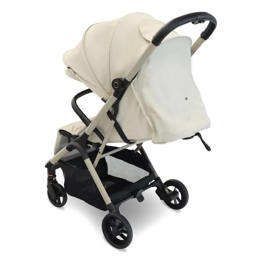 My Babiie MBx7 Plus Auto Fold Stroller Ivory Baby Boutique UK