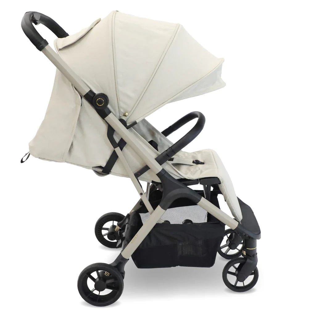 My Babiie MBx7 Plus Auto Fold Stroller - Ivory  My Babiie   