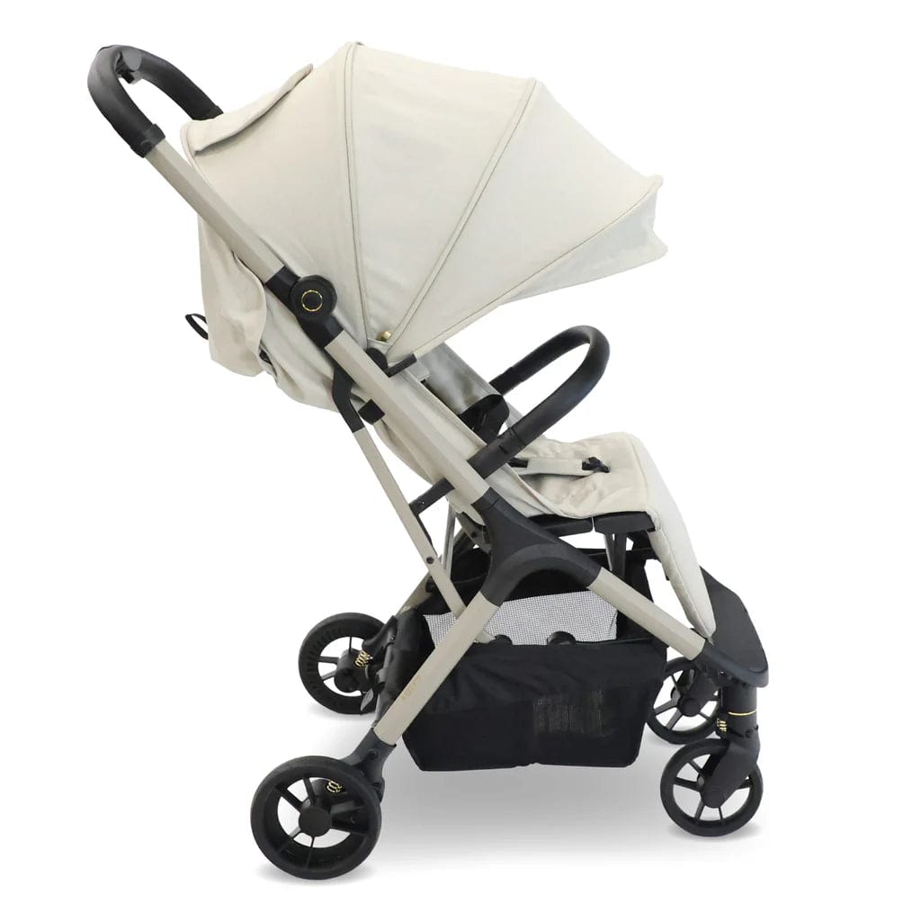 My Babiie MBx7 Plus Auto Fold Stroller - Ivory  My Babiie   