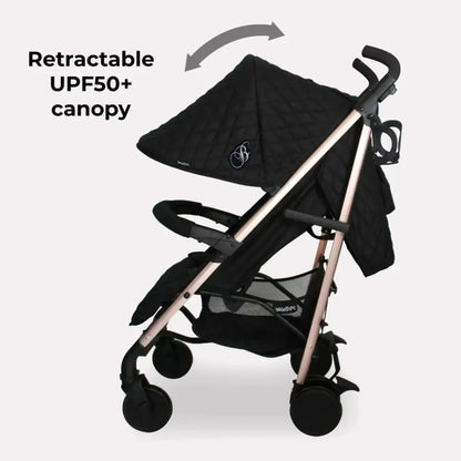 My Babiie Plus MB51 Stroller with Raincover - Quilted Black stroller My Babiie
