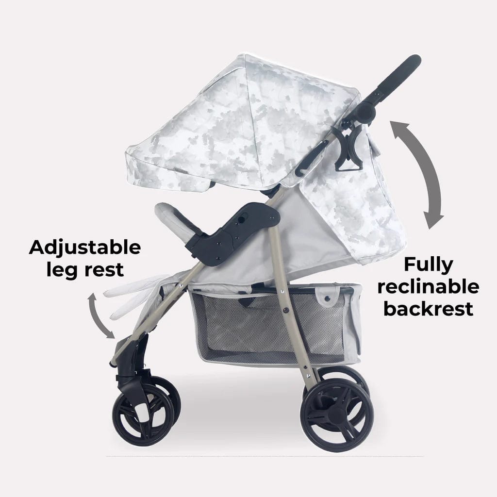 My Babiie Stroller MB30 in Grey Tie Dye  My Babiie   