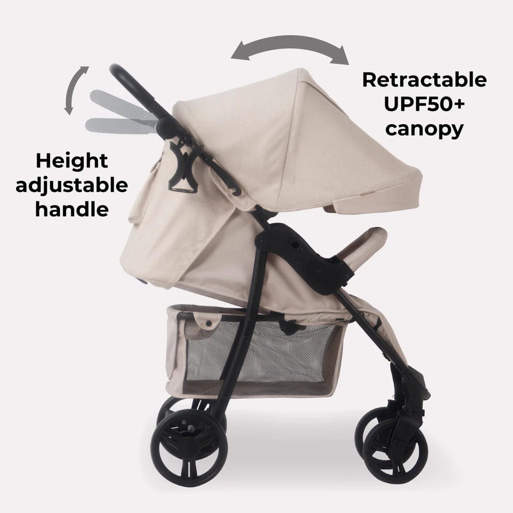 My Babiie Stroller MB30 in Oatmeal  My Babiie   