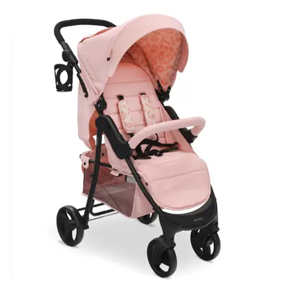 My Babiie Stroller MB30 Plus with Raincover in Pink Leopard My Babiie