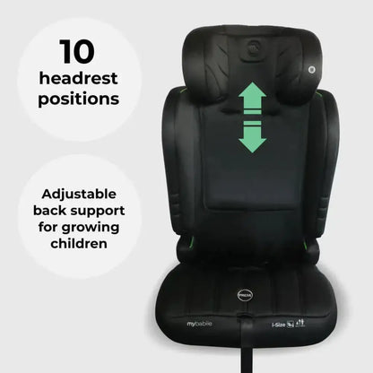 My Babiie Toddler to Booster R129 Car Seat - Black My Babiie