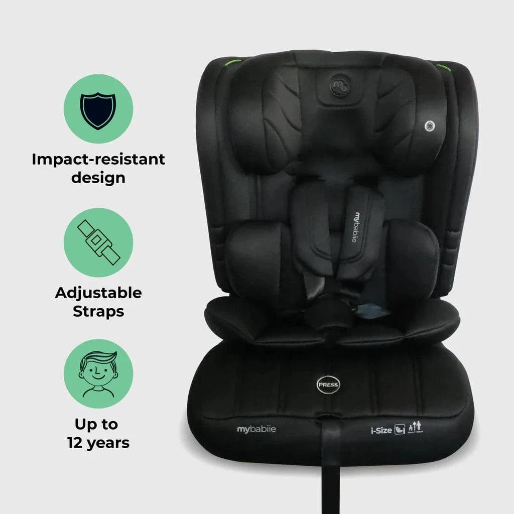 My Babiie Toddler to Booster R129 Car Seat - Black My Babiie
