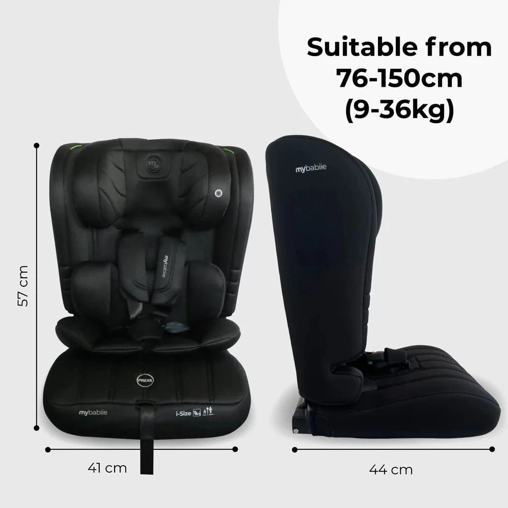 My Babiie Toddler to Booster R129 Car Seat - Black My Babiie