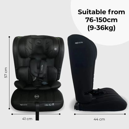 My Babiie Toddler to Booster R129 Car Seat - Black My Babiie