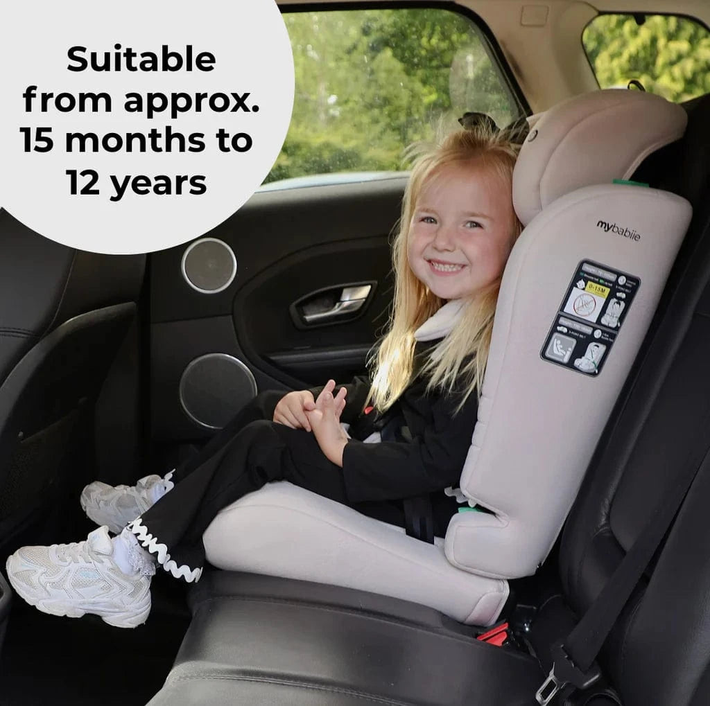 My Babiie Toddler to Booster R129 Car Seat - Pink Leopard My Babiie