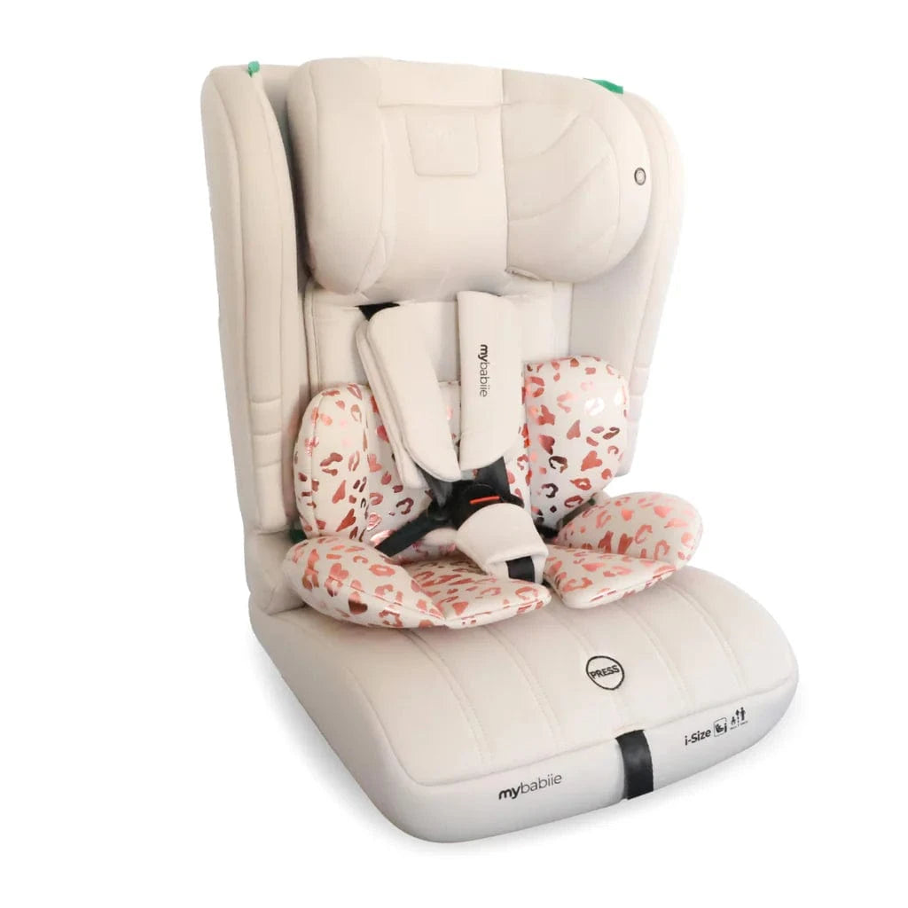 My Babiie Toddler to Booster R129 Car Seat - Pink Leopard My Babiie