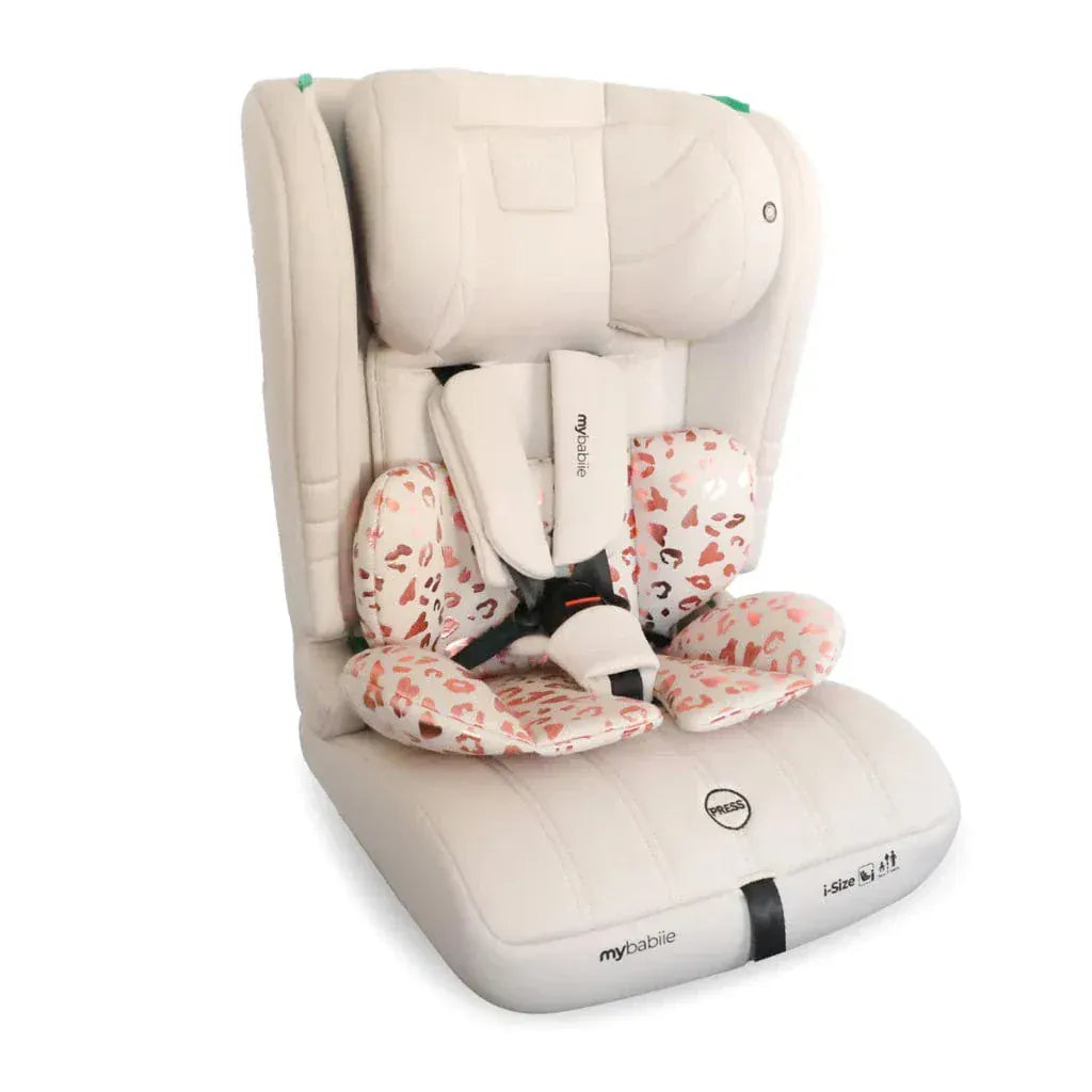 My Babiie Toddler to Booster R129 Car Seat - Pink Leopard My Babiie