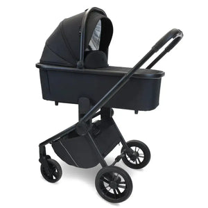 My Babiie Travel System 3 in 1 i-Size With Spin 360 Car Seat and Isofix - Black My Babiie