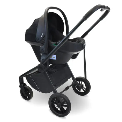 My Babiie Travel System 3 in 1 i-Size With Spin 360 Car Seat and Isofix - Black My Babiie