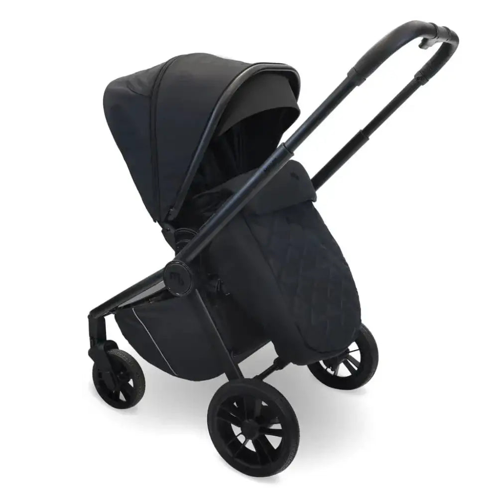 My Babiie Travel System 3 in 1 i-Size With Spin 360 Car Seat and Isofix - Black My Babiie