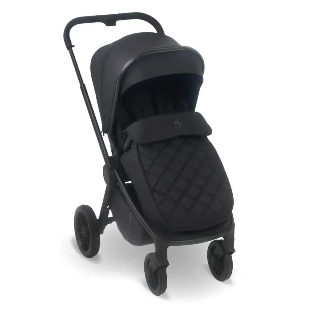 My Babiie Travel System 3 in 1 i-Size With Spin 360 Car Seat and Isofix - Black My Babiie