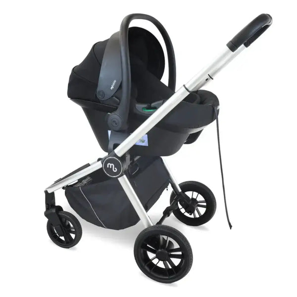 My Babiie Travel System 3 in 1 - MB450 i-Size 360 Spin Car Seat With Isofix- Steel Blue My Babiie