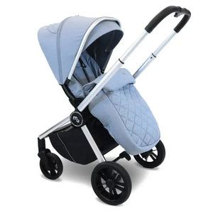 My Babiie Travel System 3 in 1 - MB450 i-Size 360 Spin Car Seat With Isofix- Steel Blue My Babiie