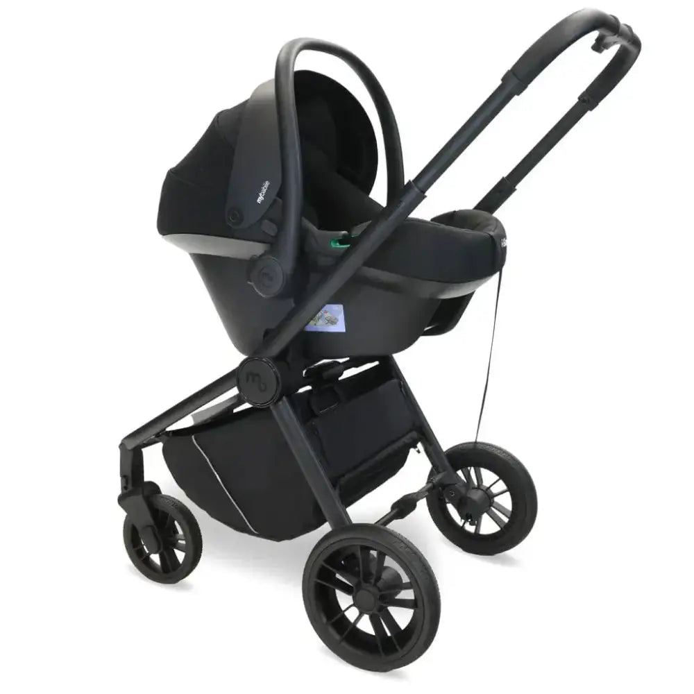 My Babiie Travel System 3 in 1 - MB450 i-Size 360 Spin Car Seat With Isofix - Chocolate My Babiie