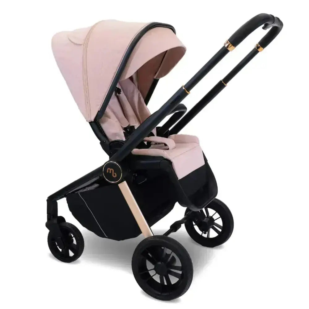 My Babiie Travel System 3 in 1 MB450 i-Size 360 Spin Car Seat with Isofix - Pastel Pink My Babiie