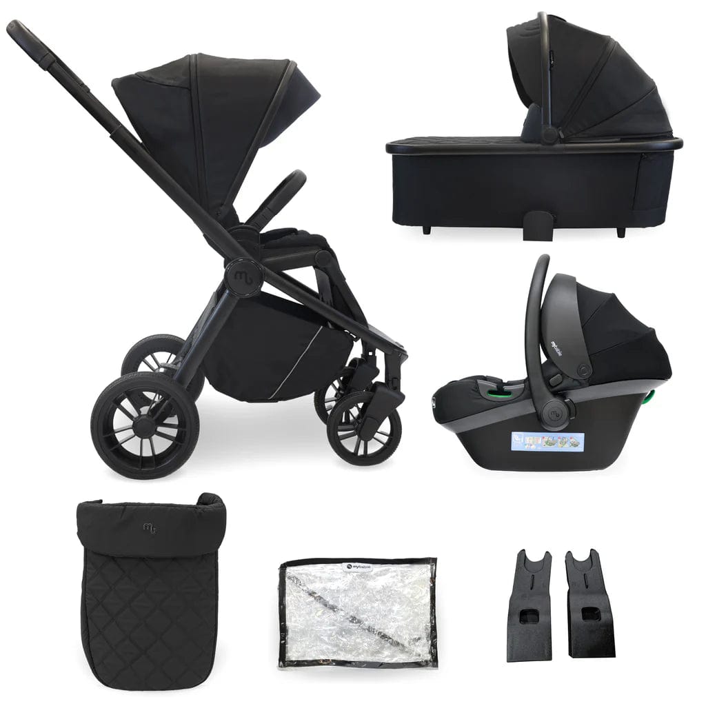 My Babiie Travel System 3 in 1 - MB450 i-Size - Black  My Babiie   