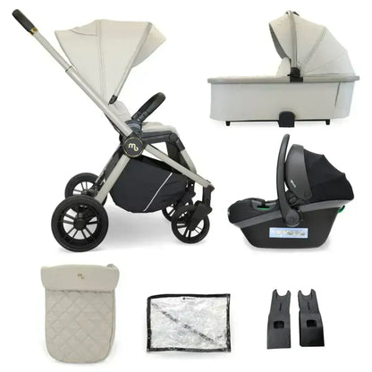 My Babiie Travel System 3 in 1 - MB450 i-Size - Ivory My Babiie