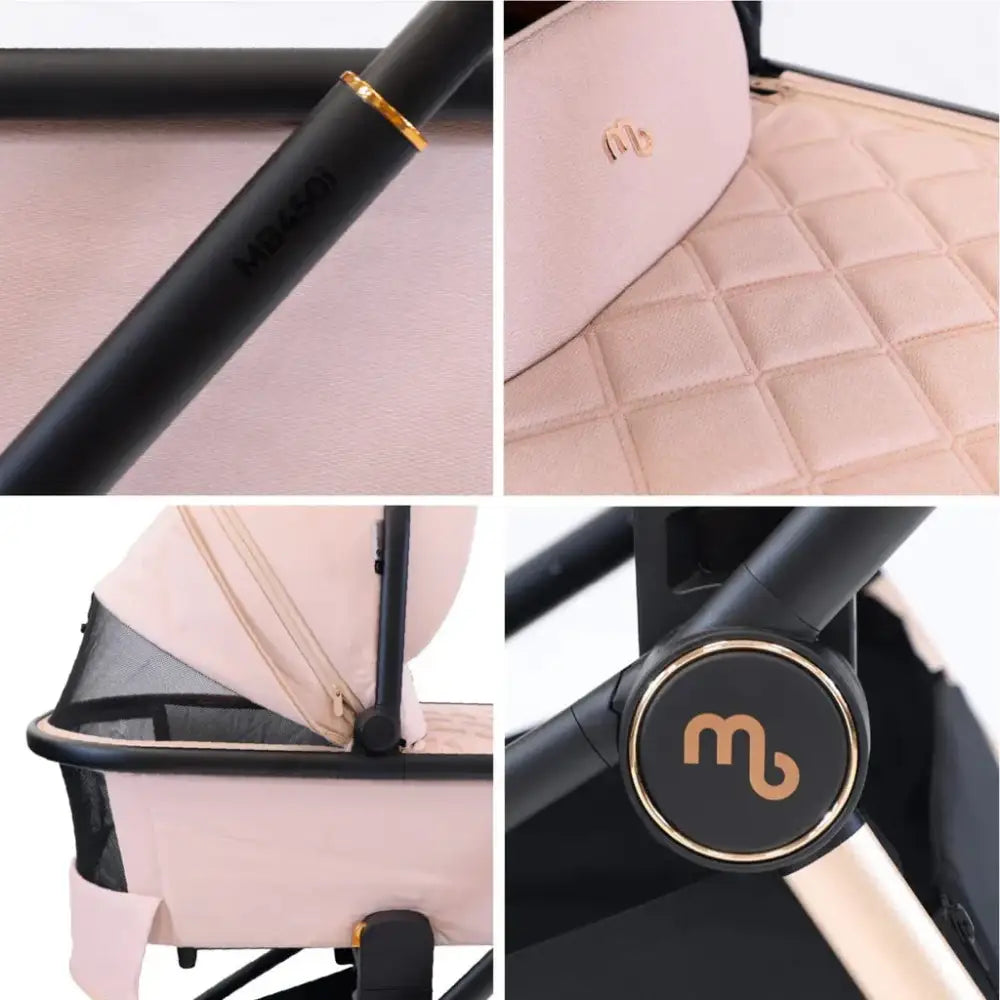 My Babiie Travel System 3 in 1 - MB450 i-Size - Pastel Pink My Babiie