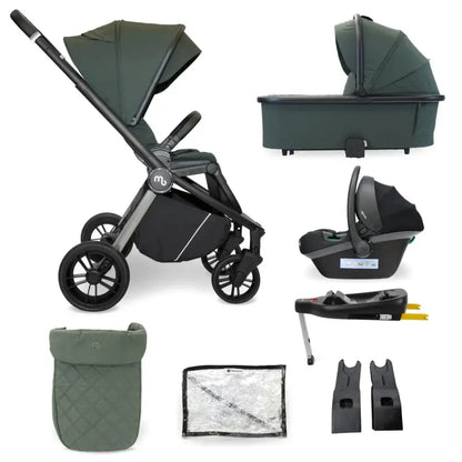 My Babiie Travel System 3 in 1 - MB450 i-Size With Isofix - Forest Green My Babiie