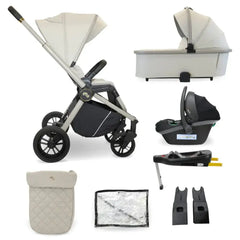 My Babiie Travel System 3 in 1 - MB450 i-Size With Isofix - Ivory