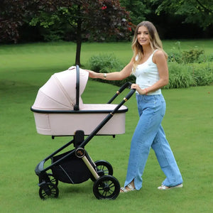 My Babiie Travel System 3 in 1 - MB450 i-Size With Isofix - Pastel Pink My Babiie