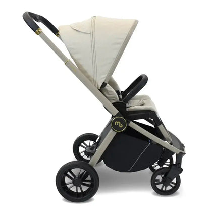 My Babiie Travel System 3 in 1 - MB450 i-Size With Spin 360 Car Seat and Isofix - Ivory My Babiie