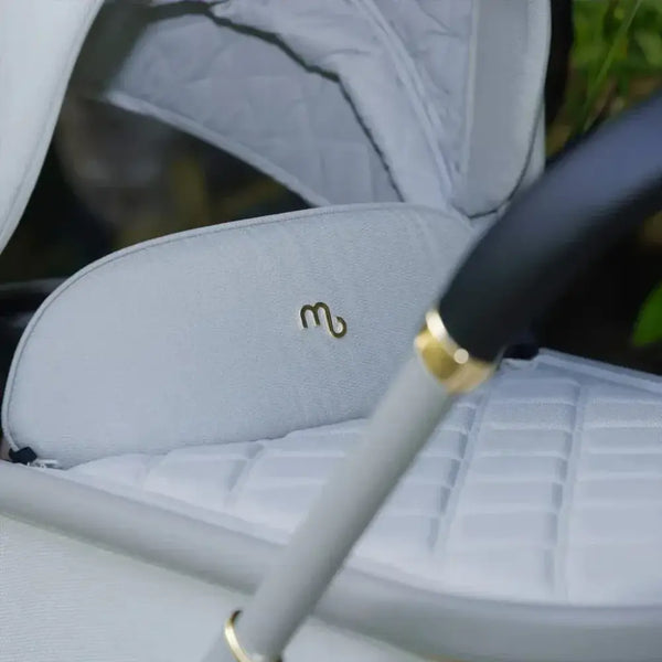 My Babiie Travel System 3 in 1 - MB450 i-Size With Spin 360 Car Seat and Isofix - Ivory My Babiie