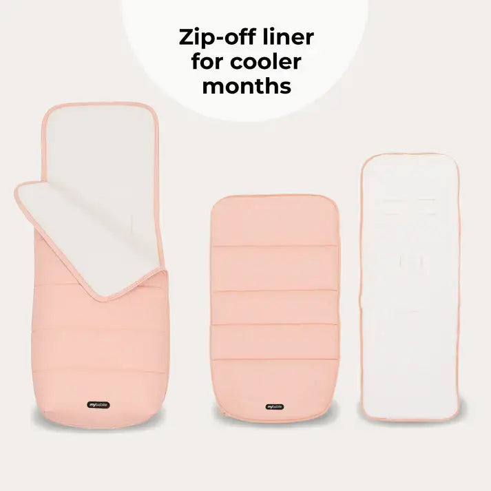 My Babiie Universal Footmuff - Blush Pink