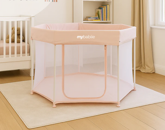 My Babiie Baby Play Pen – Blush Pink