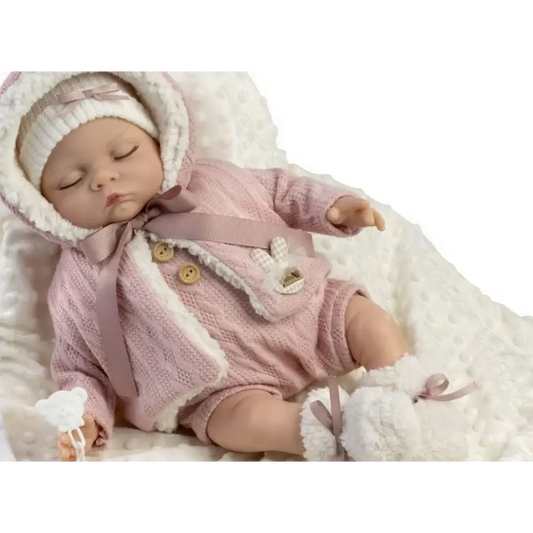 Newborn Re-Born Doll Alda De Cuna