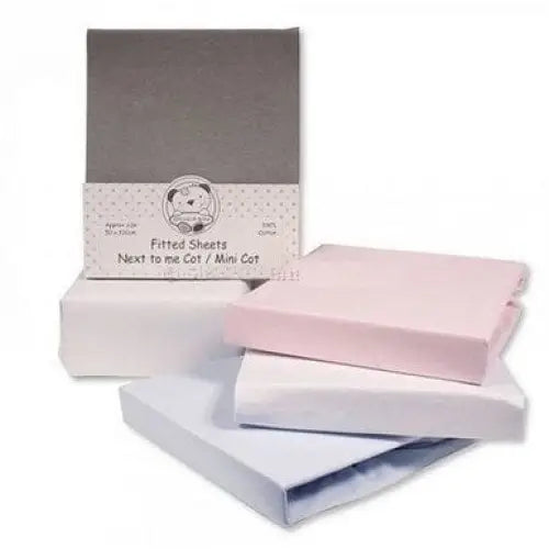 Next To Me Fitted Sheets - Pack of 2 General Shnuggle Baby   