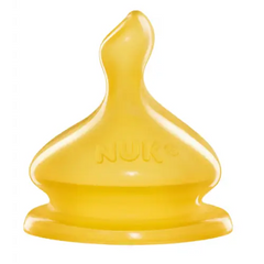 NUK First Choice Latex Teat 6-18m Medium 2Pk