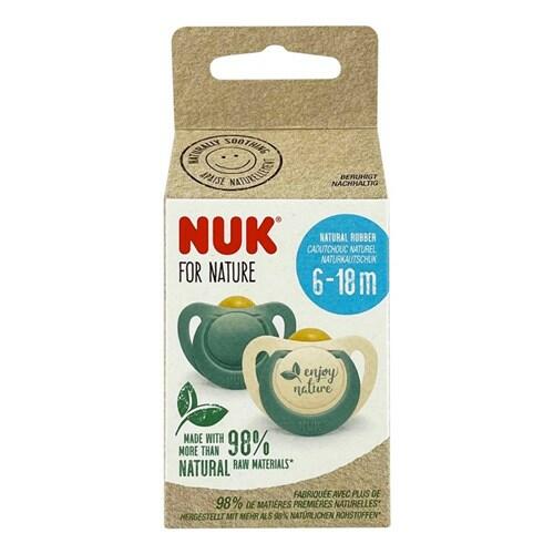 NUK For Nature Latex Soother - Aqua  Nuk 0-6m  