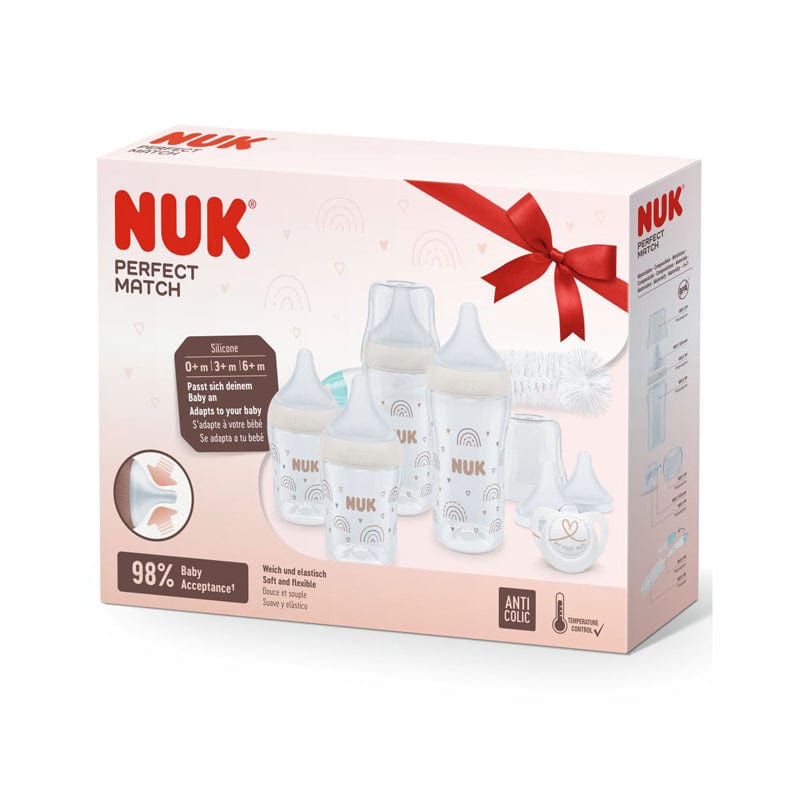 Nuk Perfect Match Temp Control Starter Kit - Rainbow's General nuk   