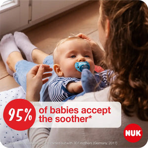 Nuk Signature Silicone Soother Size 1 Boy 2Pk General nuk
