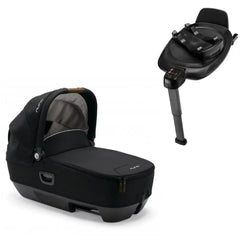 Nuna CARI Next Carrycot Car Seat & BASE next Rotating ISOFIX Bundle
