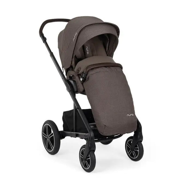 Nuna MIXX NEXT Travel System with Carrycot ARRA Flex & BASE Curv – Chestnut