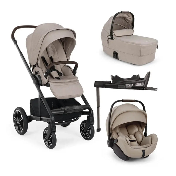 Nuna MIXX NEXT Travel System with Carrycot ARRA Flex & BASE Curv – Chateau