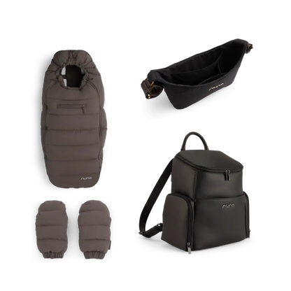 Nuna Stroller Accessory Bundle – Chestnut