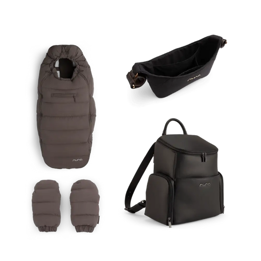 Nuna Stroller Accessory Bundle – Chestnut
