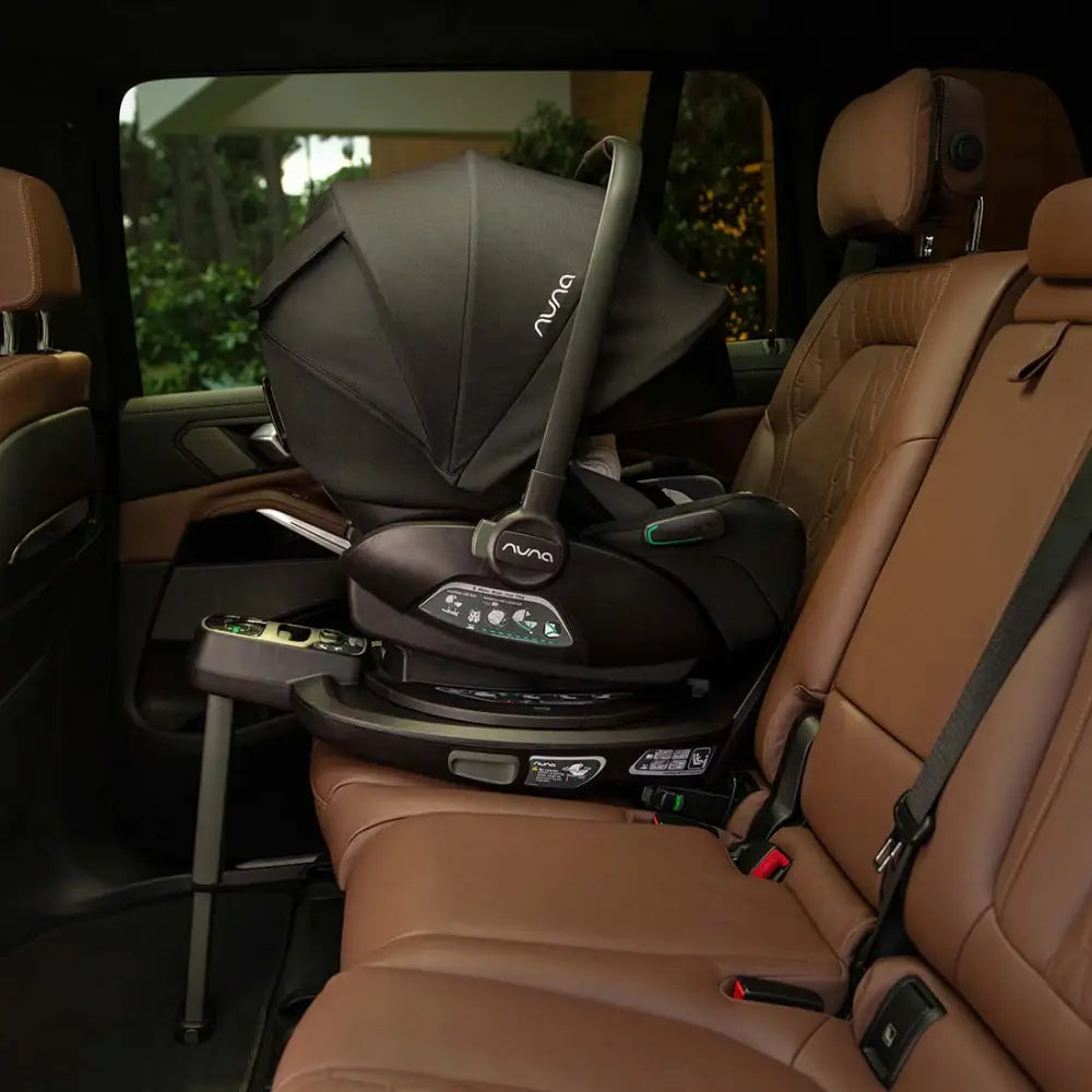 Nuna TRIV LX All-Season Set + BASE curv + ARRA flex Travel System - Caviar