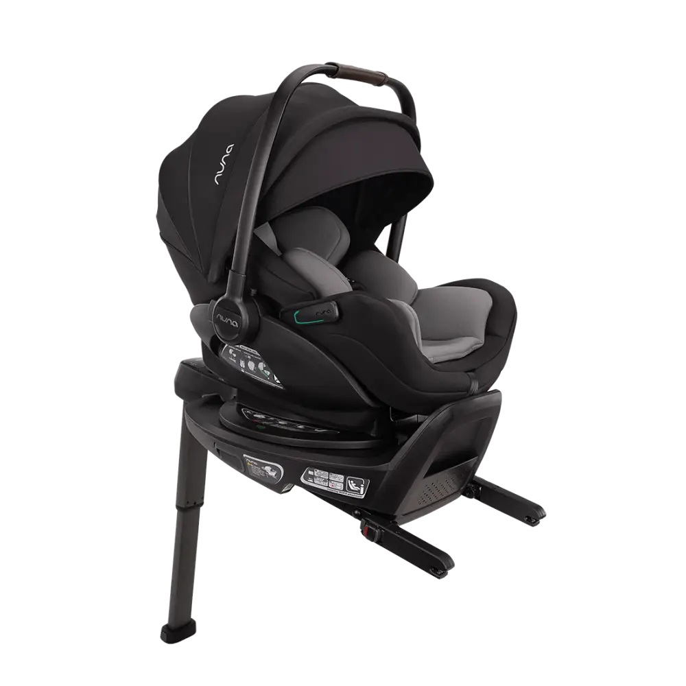 Nuna TRIV LX All-Season Set + BASE curv + ARRA flex Travel System - Caviar