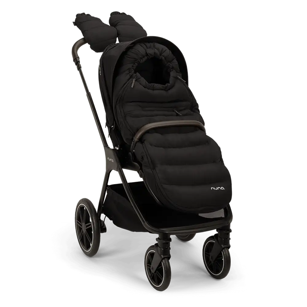 Nuna TRIV LX All-Season Set + BASE curv + ARRA flex Travel System - Caviar